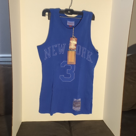 NWT Mitchell & Ness Washed Out Swingman New York Knicks John Starks Jersey Small - Picture 6 of 10